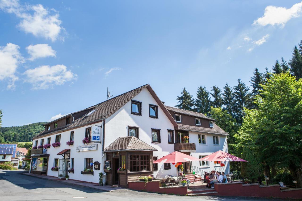Hotel Berghof Wasserkuppe & Gaestehaus Fuldaquelle Gersfeld Exteriér fotografie
